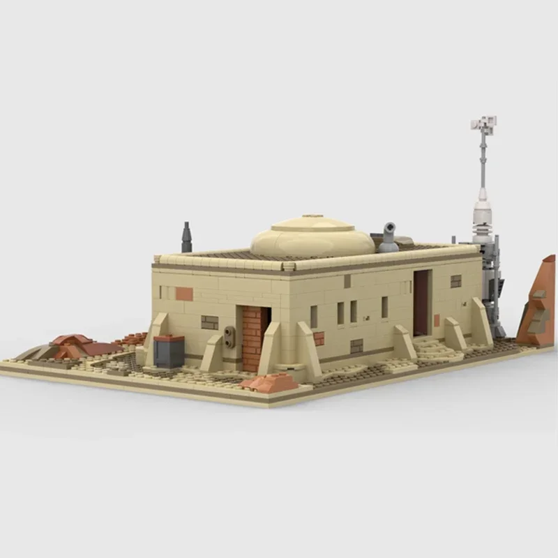 MOC Tijolos De Construção De Tecnologia De Troca Temporária, Blocos Modulares, Modelo Star Movie, Tijolos De Deserto, Brinquedos De Montagem DIY, Conjuntos De Presentes De Natal