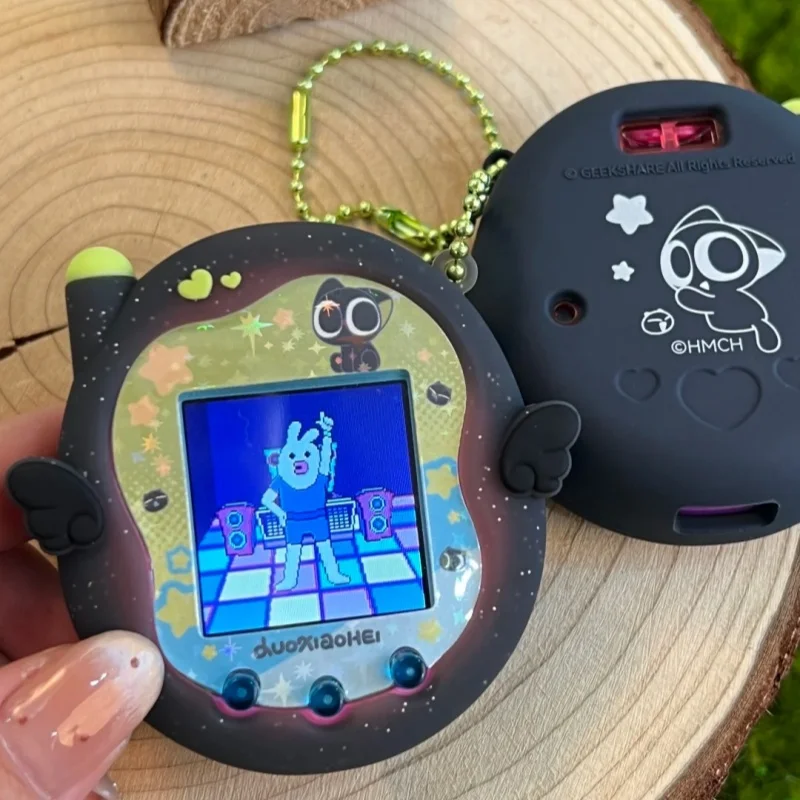 

Защитный чехол Tamagotchi Uni-Luo Xiaohei, силиконовый мягкий чехол для электронной игрушки для домашних животных с милым мультяшным защитой от падения