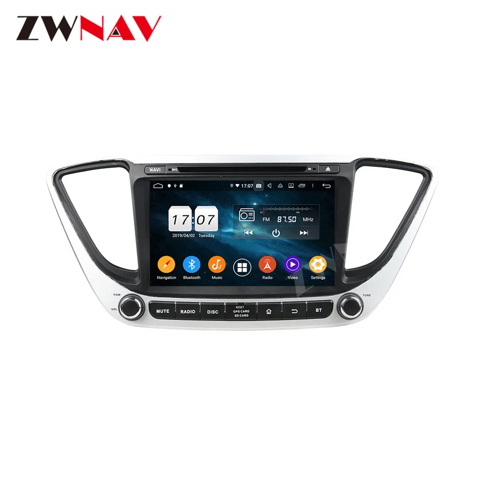 Android 13 Car Stereo Multimedia Radio Player For Hyundai Solaris Accent Verna 2017 2018 CarPlay AUTO GPS Navigation BT Headunit