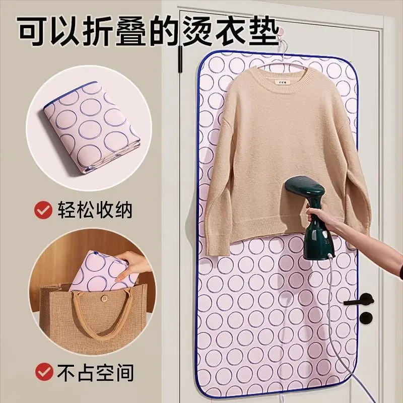 

Thermal Insulation Hanging Mat Ironing Board Heat Insulation Ironing Pad Ironing Table Clothes Protector Foldable For Traveling