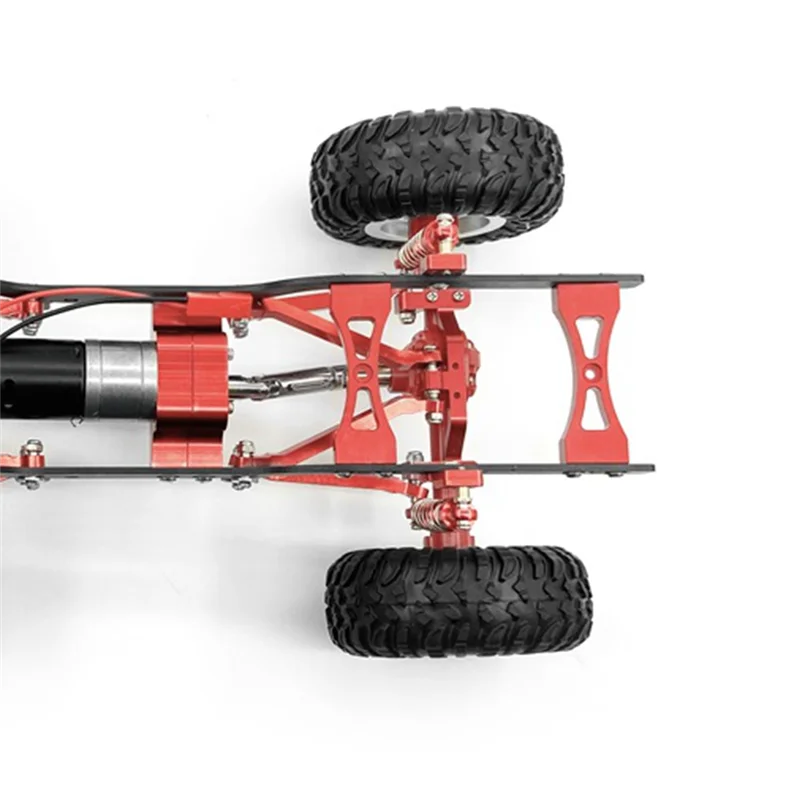 Kkz-metal servo suporte de montagem feixe transversal montagem de choque para wpl c14 c24 b14 b24 1/16 rc carro atualizações peças acessórios, 4