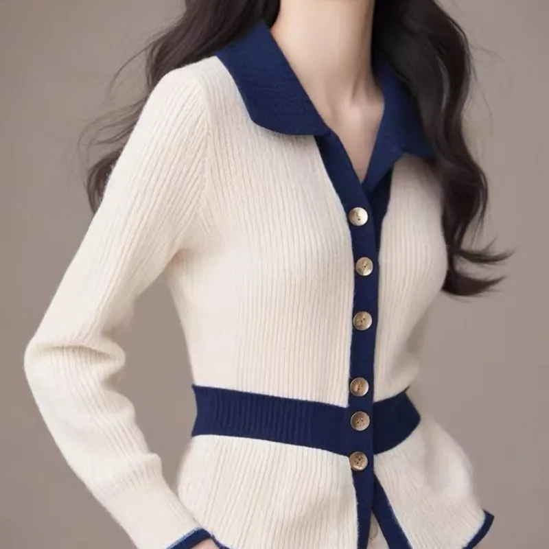

Outlet Store Женский вязаный свитер Long Sve V-Ne Мягкий уютный кардиган Весна Осень Зима Сезон Обычный крой Полиэстер ...