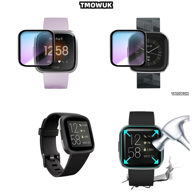 

For Fitbit Sense 2 Versa3 2 4 Inspire 3 Charge 6 5 Anti-Scratch Soft 3D PMMA Screen Film Cover