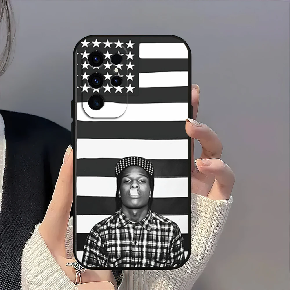 Rapper A-ASAP R-Rocky Dont Be Dumb Phone Case For Samsung Galaxy A54 A71 A72 A73 S22 S23 Ultra Black Soft Silicone Cover