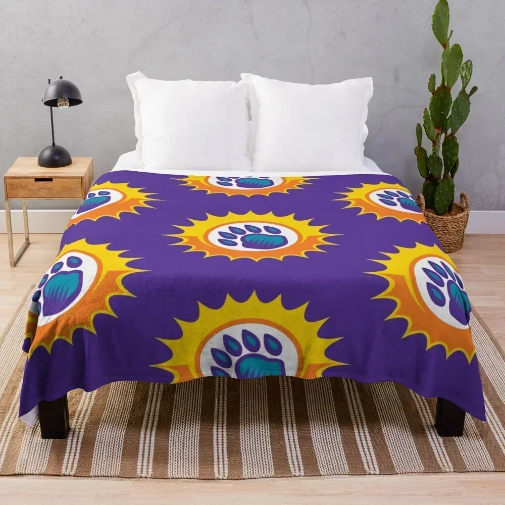 

ORLANDO SOLAR BEARS Hockey logo1 Throw Blanket Portable Lightweight Blanket for Travel Camping