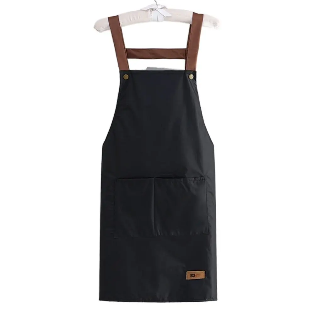 Waterproof and Oilproof Adult Apron PVC Sleeveless Aprons Workwear Studios Uniform Home Kitchen Cooking Apron