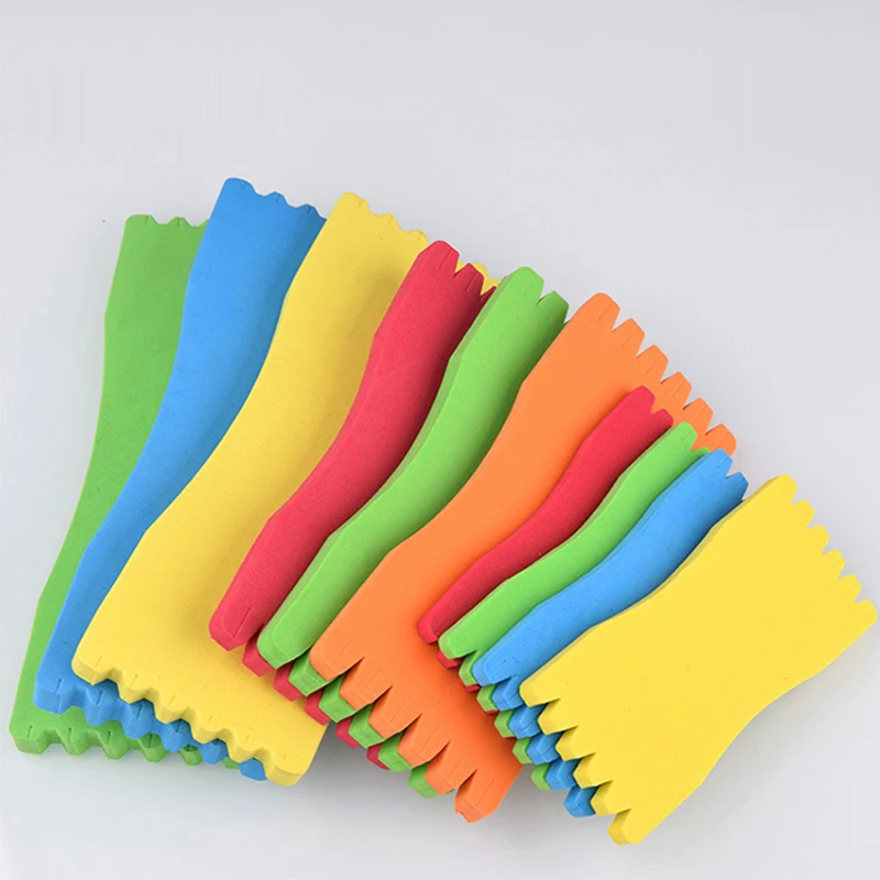 10Pcs Fishing Foam Spools Fishing Line Winding Board Rig Holder Fishing Line Accessories Rig Winders Random Colour image 3