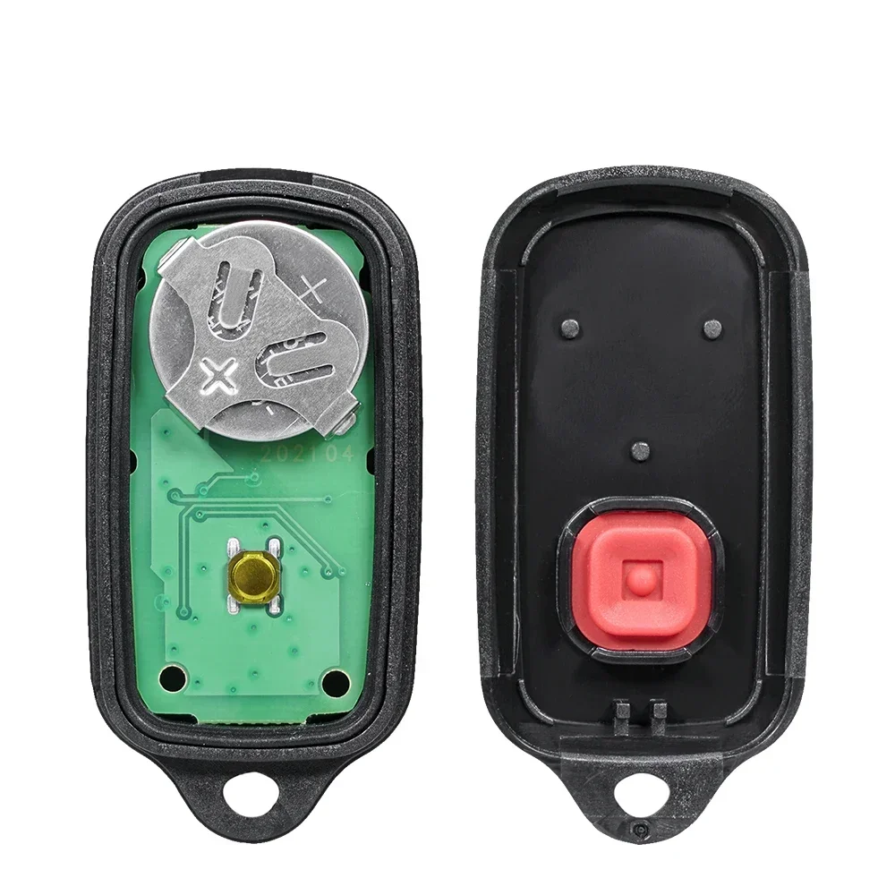 Dandkey 315Mhz Remote Car Key for Toyota Camry Corolla Matrix 1999 - 2006 2007 2008 2009 2010 fob GQ43VT14T HYQ12BBX 314.4Mhz