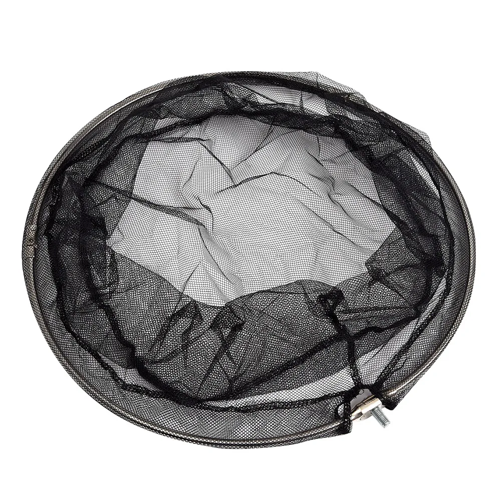 

40cm Stainless Steel Frame Net Head Dense Hole Nylon Mesh 8mm Screw Fishing Gear Boat Retractable