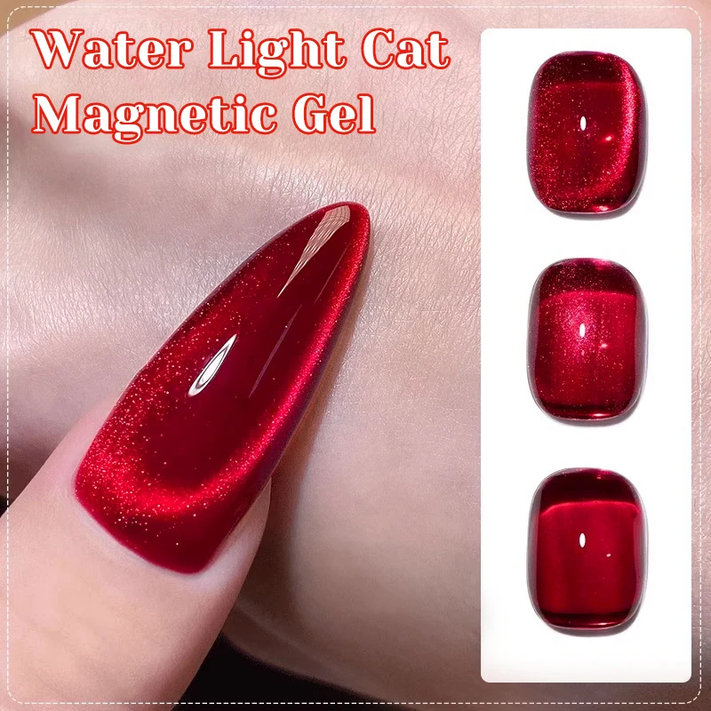 NICOLE DIARY 10ml gato de cristal rojo esmalte de uñas de Gel magnético estilo Punk arte de uñas manicura Varnis Gel semipermanente remojo de uñas UV