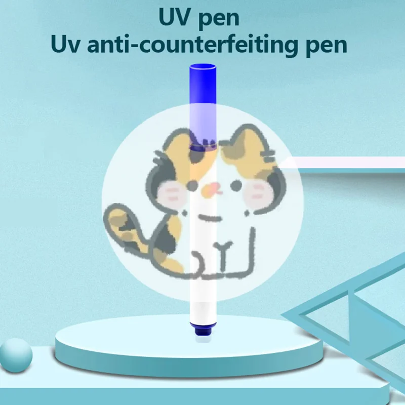 

Новая монохромная УФ-ручка-хайлайтер (1 шт.) с невидимыми чернилами, креативная ультрафиолетовая волшебная ручка для детских праздников, подарков, необычных сувениров и игрушек