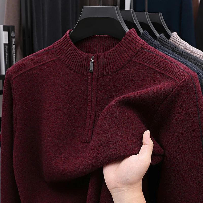 2025 Nuovo maglione lavorato a maglia caldo da uomo per l'autunno e l'inverno