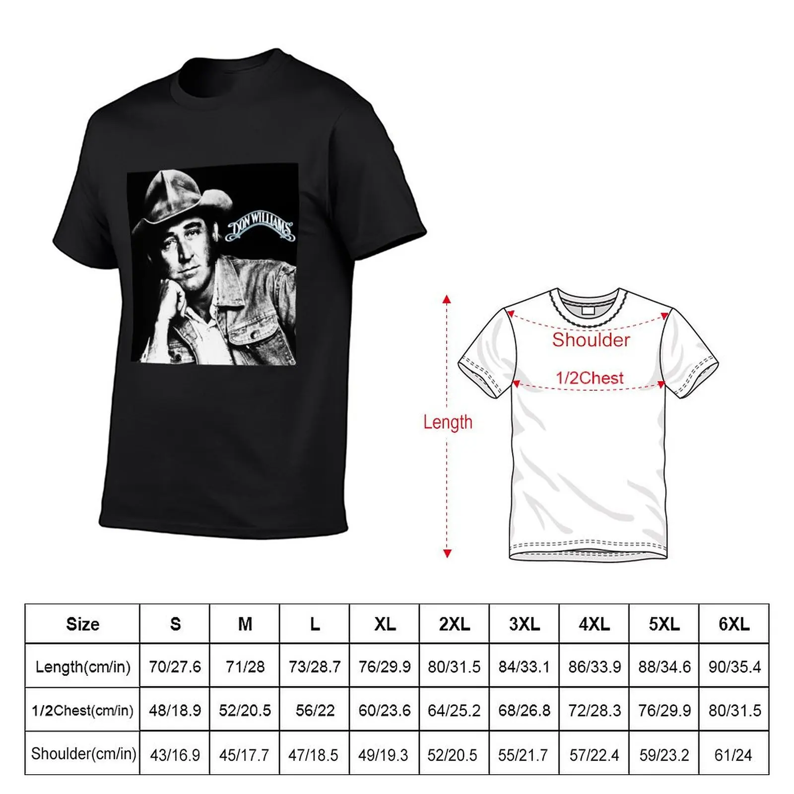 Don Williams Country Artist Pays Tribute The Hit Ballad Best Collection Design Music Popular Cute Gi T-Shirt