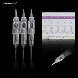 Cartridge 10pcs 3RS Disposable Sterilized Tattoo Permanent Makeup Pen Machine Needles Tips for Eyebrow lip Microblading supplies