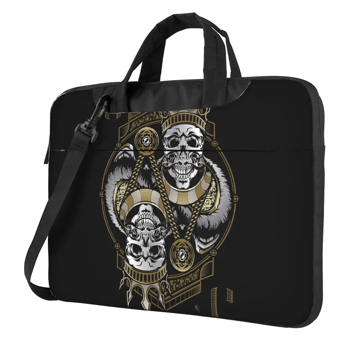 

Jack The Ripper Skull Laptop Bag Case Protective Vintage Computer Bag Bicycle Crossbody Laptop Pouch