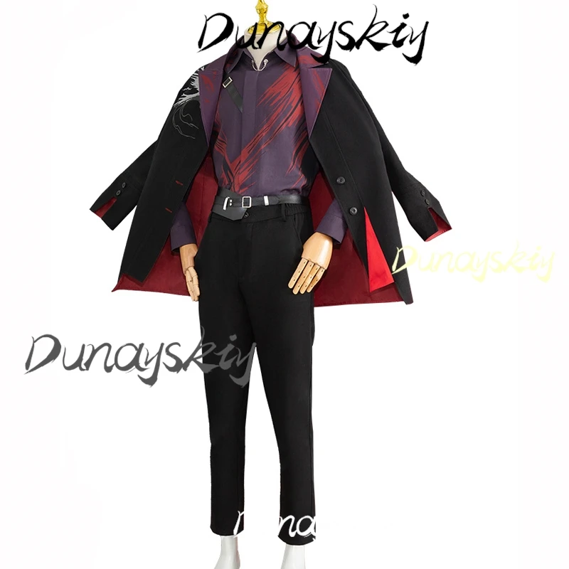 ﻿﻿Game Relentless Conqueror Love and Deepspace Sylus Cosplay Costume Wig Halloween Party Women Men Customized Uniform Suit