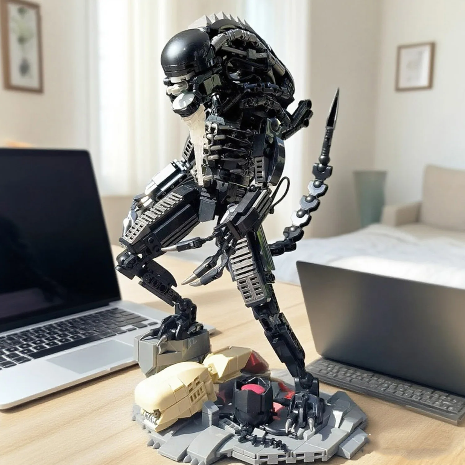 creative expert Battle robot Alien moc Building Block Xenomorph model toy Star Beast  birthday New Year gifts Christmas 882pcs
