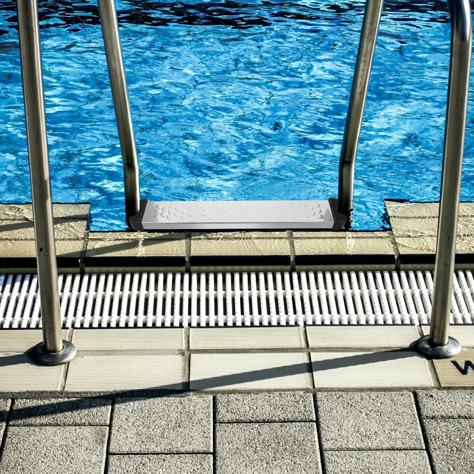 

Swimming Pool Ladder Replacement Steps Stainless .65 Inch Non-Slip Anti-Skid Pedal for Inground Above Ground Pools