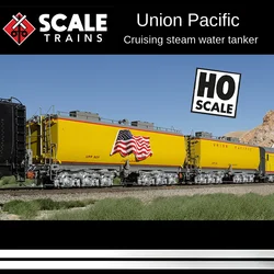 Scaletrains Train Model HO 1/87 UP Union Pacific Water Tanker Big Boy Train Model Late Model Two Section Set