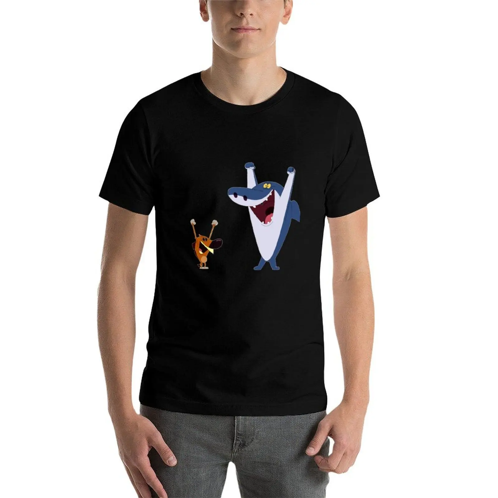 

zig and sharko T-Shirt man t shirt heavy cotton man t shirts for men casual T-Shirt