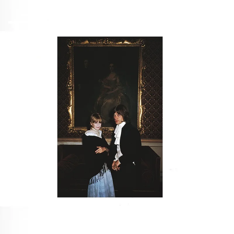 Slim Aarons 'Faithful Couple', Print Art Canvas Poster, Living Room, Home Wall Decor Picture