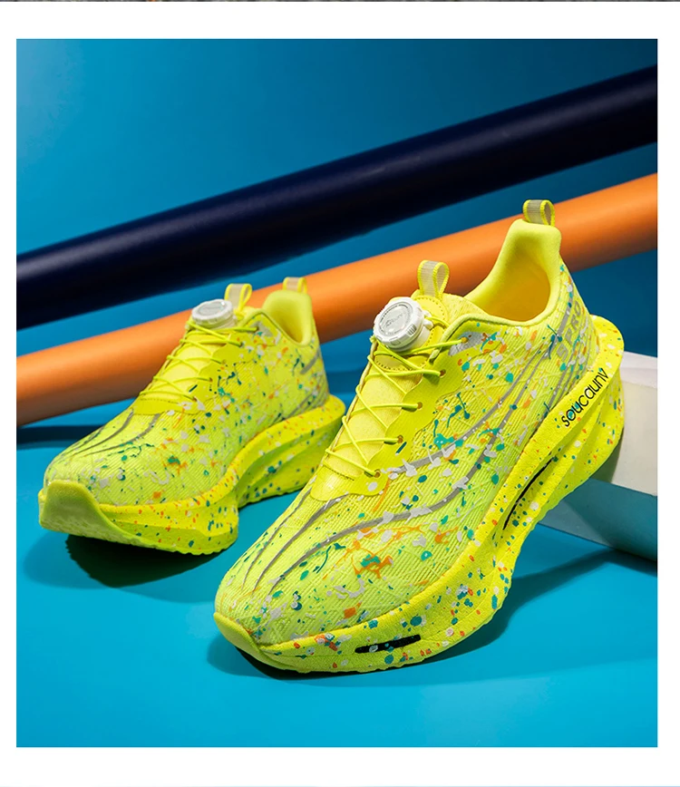 Casual sports shoes suitable for all seasons, breathable upper, lightweight and stretchy sole, vibrant colors, suitable for m