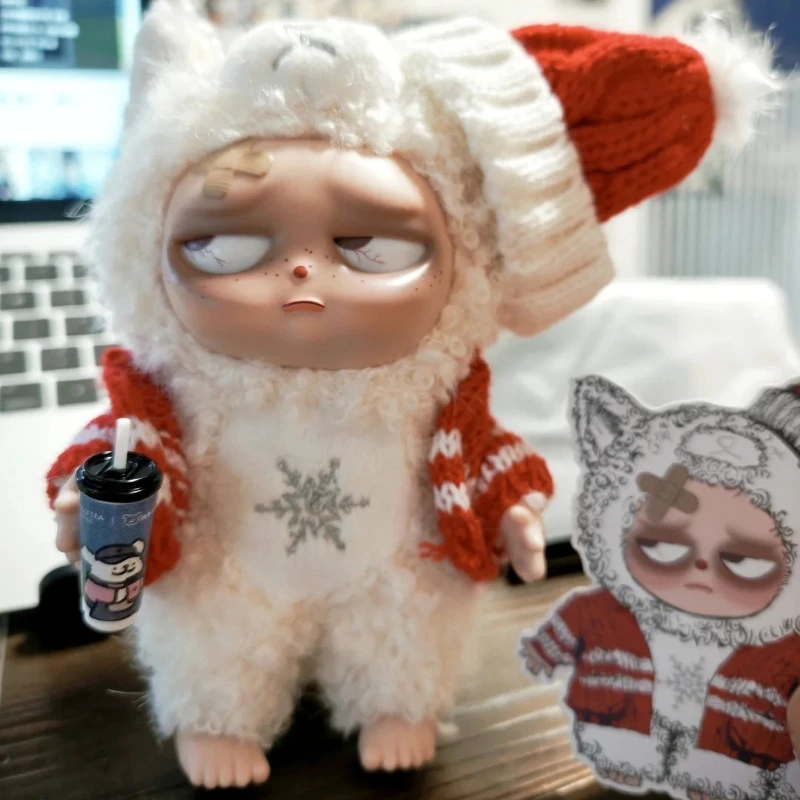 

Cute White Sleepless Grumpipi Mystery Box Snowlight Tale Series Blind Box Vinyl Anime Figure Doll Beautiful Collection Objects