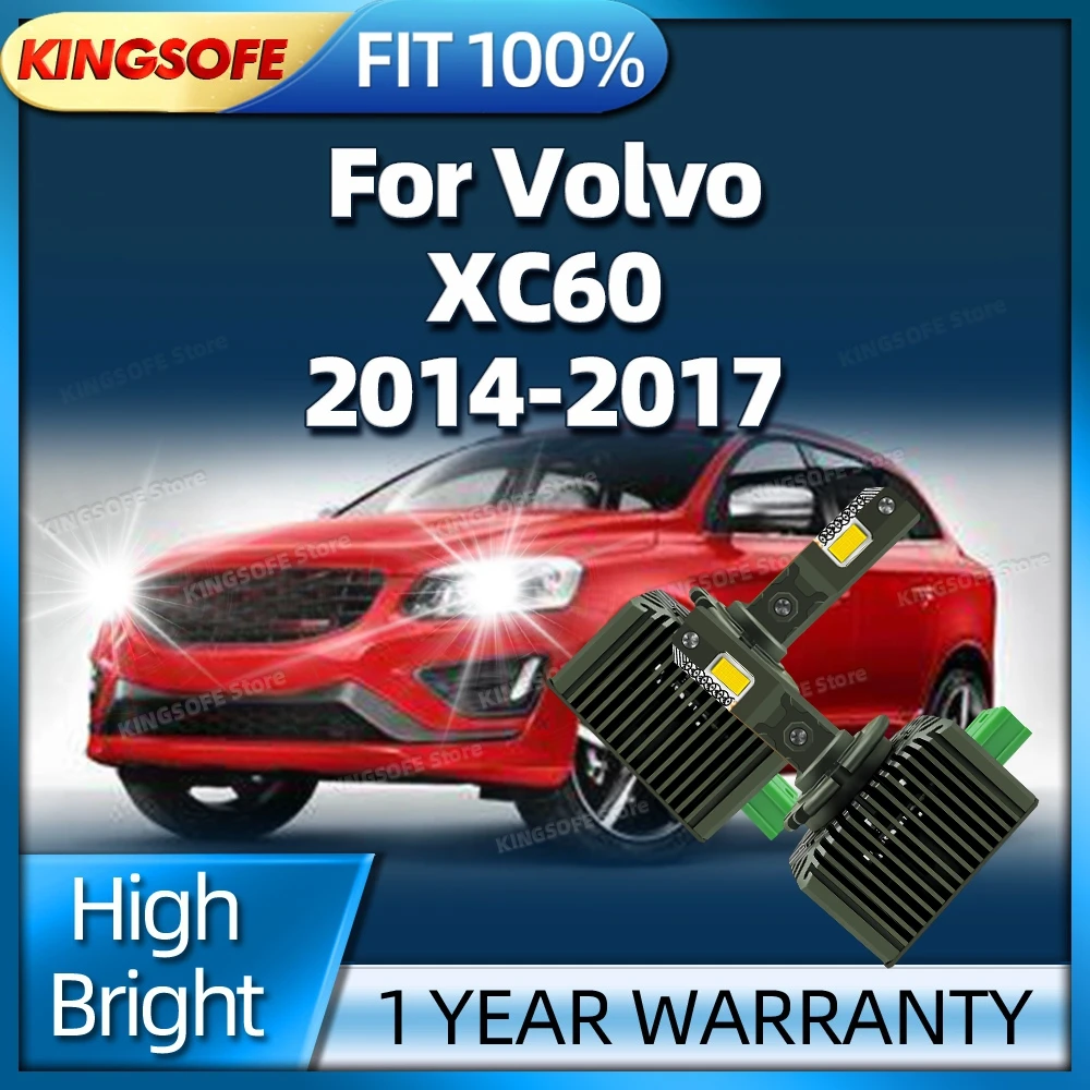 

Светодиодные фары HID Canbus 50000LM D3S Ксеноновые фары Turbo Plug&Play Лампа для Volvo XC60 2014 2015 2016 2017 Plug and Play