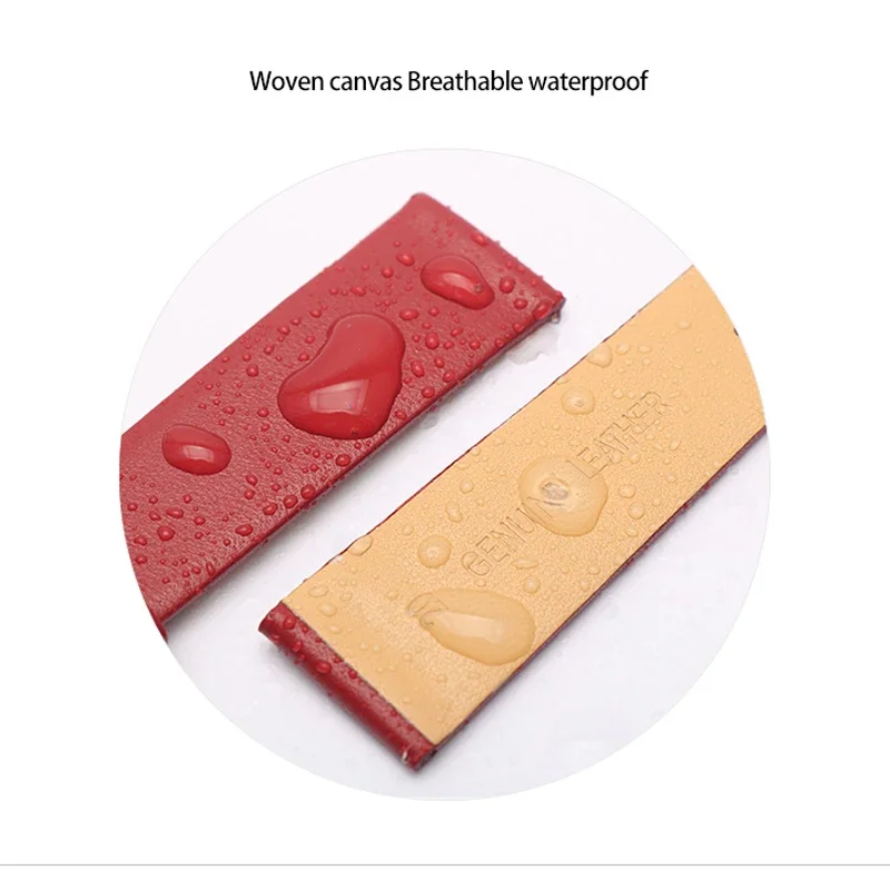 رقيقة جدا لينة جلد العجل حزام ساعة اليد ل CK/روسيني/أرماني للجنسين سوار أسود/أزرق/أحمر 12mm14mm16mm 18mm 19mm 20mm21mm 22mm