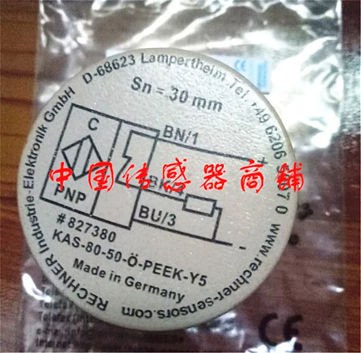 RECHNER KAS-80-50-O-PEEK-Y5 Proximity Sensor Switch High Quality New Condition Industrial Automation Equipment