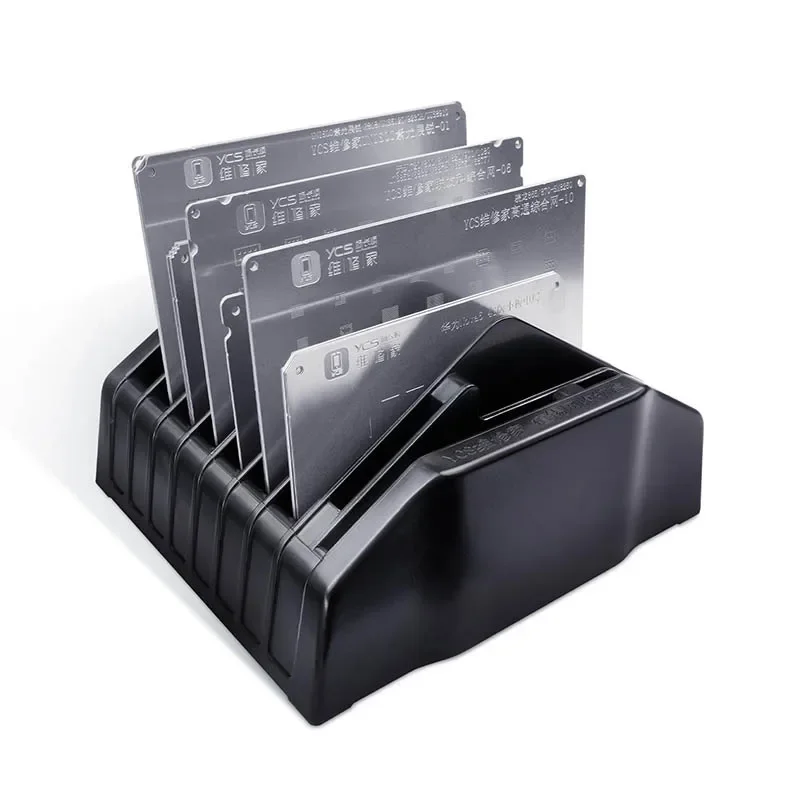 For BGA Ball Planting Chip CPU Organization YCS W08 Classification Mobile Phone Repair Tool Steel Mesh Storage Box