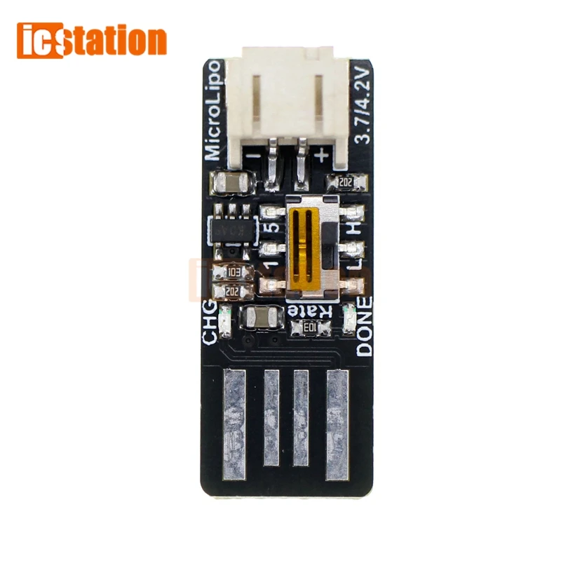 Micro Lipo - USB 3.7V/4.2V Lipoly/Lilon  Battery Charger compatible with STEMMA QWIIC
