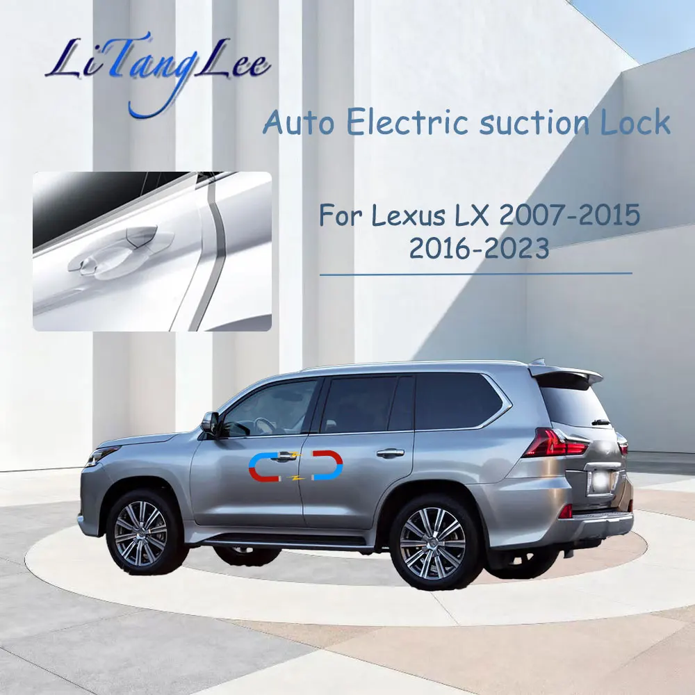 

Для Lexus LX 2007-2015 2016-2023 ​ ​ Автомобильная автоматическая дверная защелка с плавным закрыванием и приводом блокировки прохода — бесшумный доводчик с электрическим всасыванием