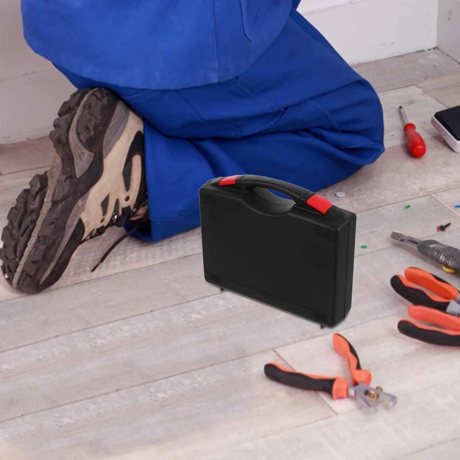 

Portable Hardware Bit Storage Box Hardware Organizer Box Plastic Case Organizer Tools Small Toolbox PP Material Lightweight