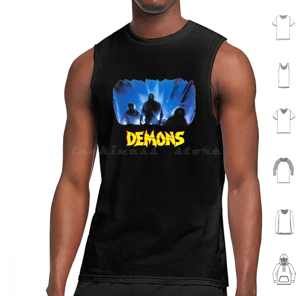 Demons Tank Tops Vest Sleeveless Demons Demoni Lamberto Bava Sciotti Halloween Movie Horror Italian Giallo Zombie