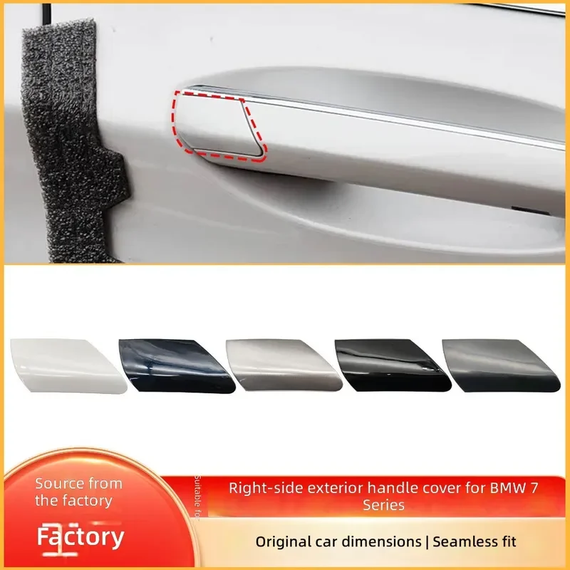 For BMW 7 Series G12 RHD Right Front Outer Door Handle Cover Keyless Entry Trim 51217474682