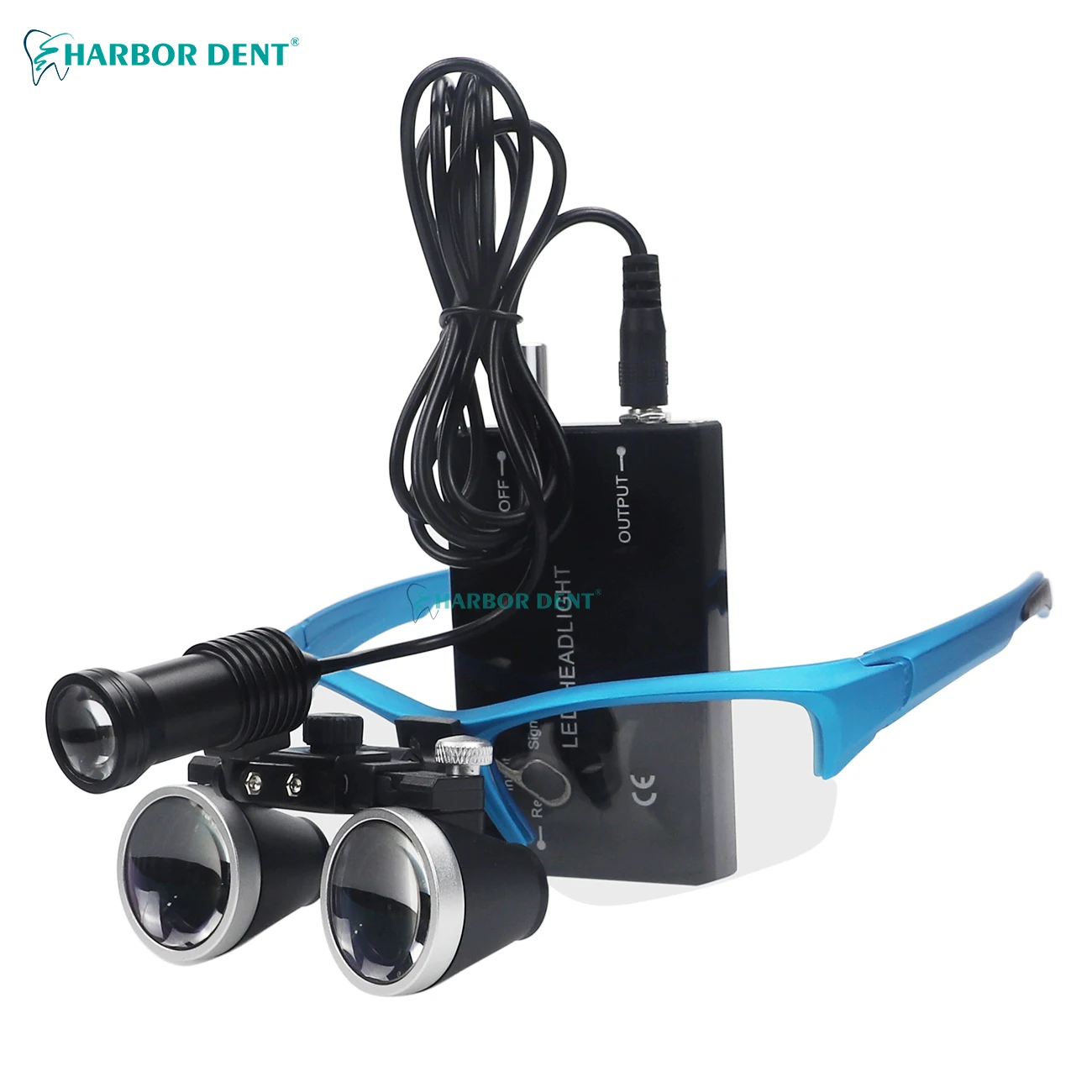 2.5X/3.5X Loupes Medical Binocular Magnifier 5W Wireless Headlight Electric 6000K Color Temperature 4-Hour