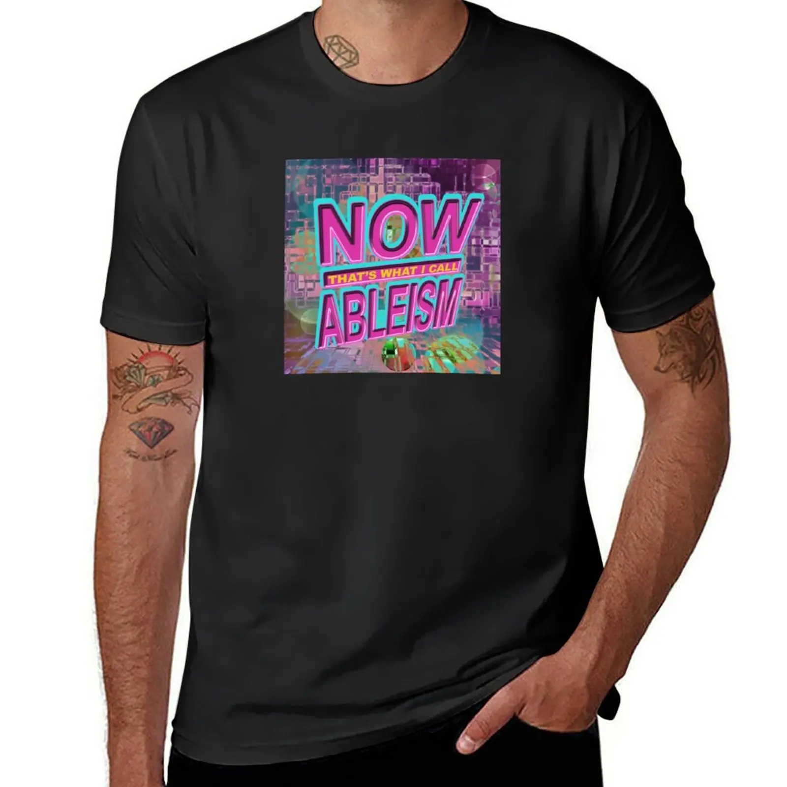 now THAT'S what i call ABLEISM T-Shirt graphics sports fans plus sizes funny t shirts for men