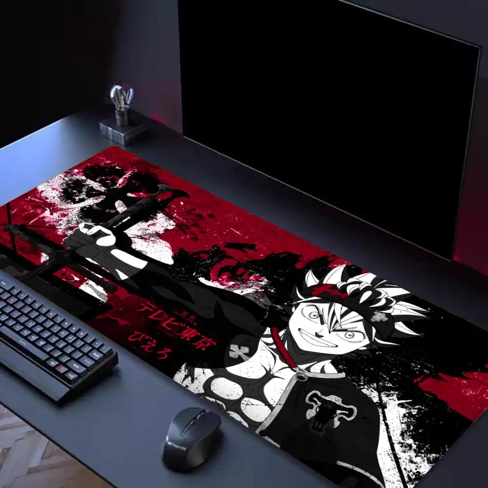Black Clover Mouse Pad XXL Large Mouse Pad, Smooth Surface for Gaming, Non-Slip, Comfortable Desk Mat