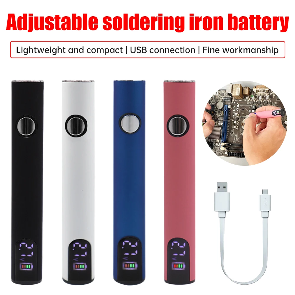 400mah Digital Preheating Battery Button Voltage Adjustment 510 Preheating Battery Voltage for Electric soldering iron battery