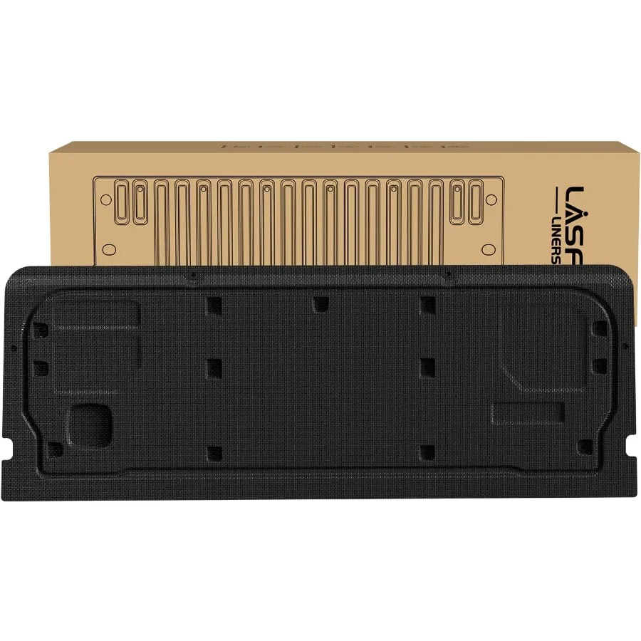 

AllWeather коврик для задней двери для F150 20212025 со встроенной рабочей поверхностью задней двери, прочный защитный чехол из ТПЭ для грузовика SlipResi