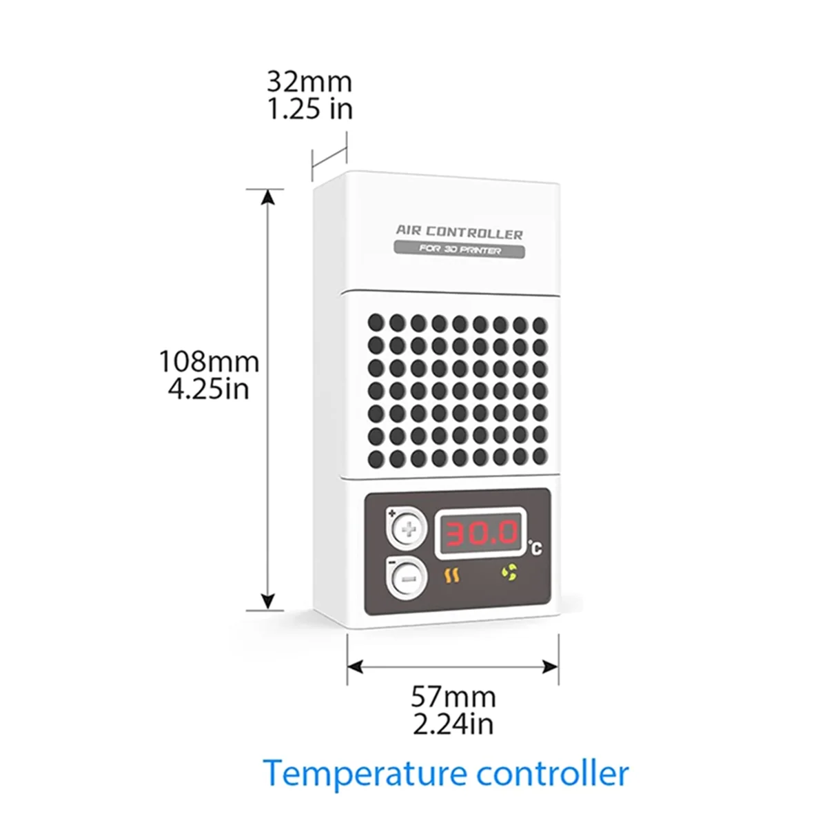 ATYP Mini Heater for Resin 3D Printer Temperature Controller Heating Thermostat Temp Control for LCD DLP 3D Printers US Plug