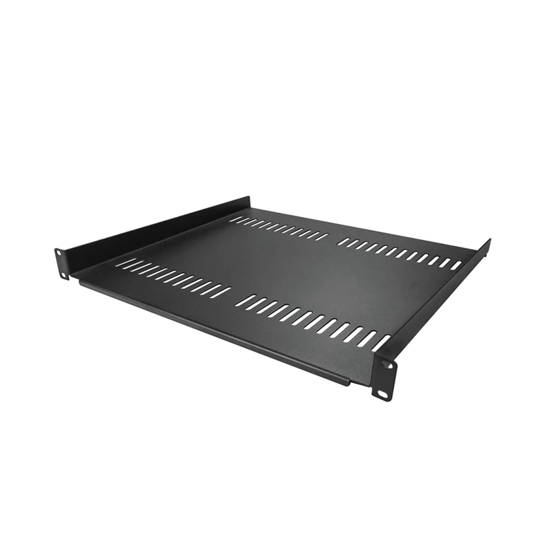 Imagem -02 - Ventilado Bandeja Cantilever Rack Servidor 1u Mount Shelf 19 Polegada Network Rack Equipamento e Gabinete Fino Acabamento