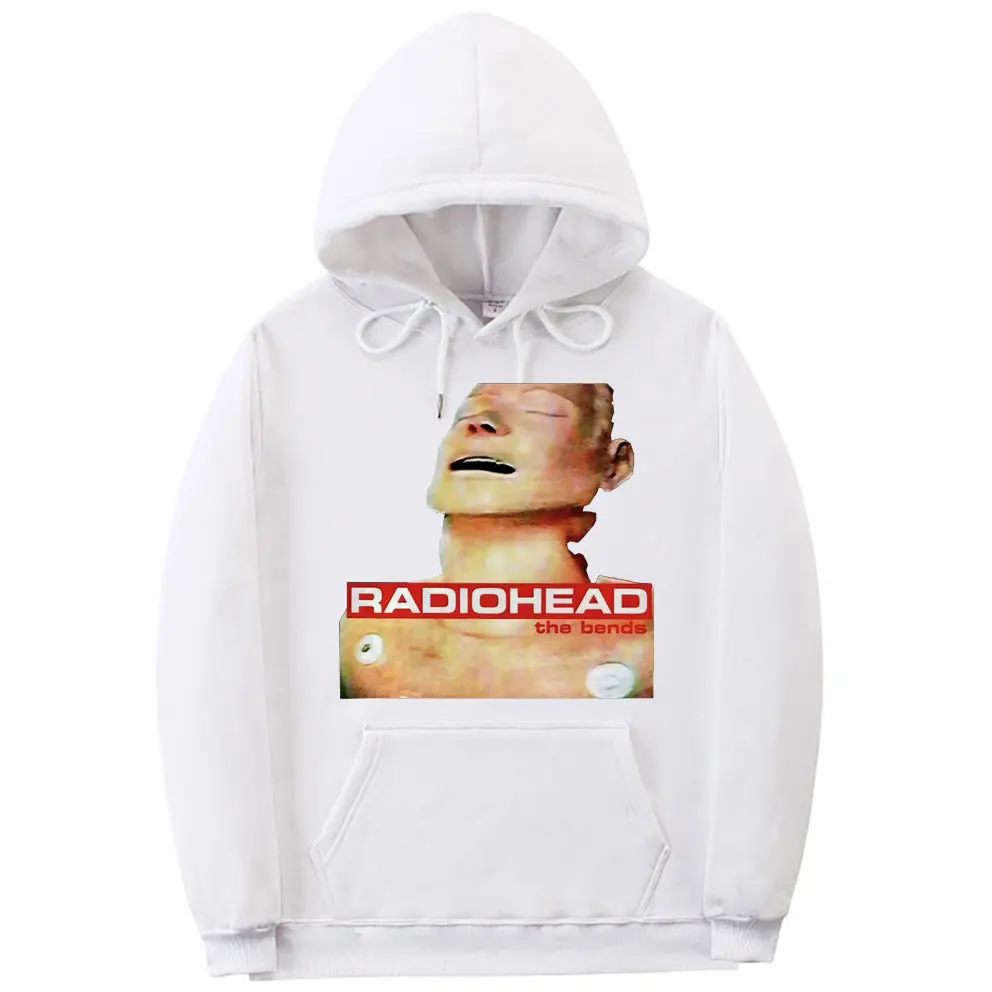 British Rock Band Clothes Radiohead The Bends Album Print Hoodie Men Women Vintage Hoodies Man Fleece Oversized Hood Sweatshirts