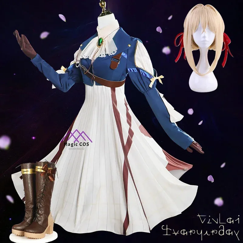 Violet Evergarden Hot Cosplay Costume Anime Best-selling for Women Party Essential Halloween Budget-Friendly Costume Photo-Ready
