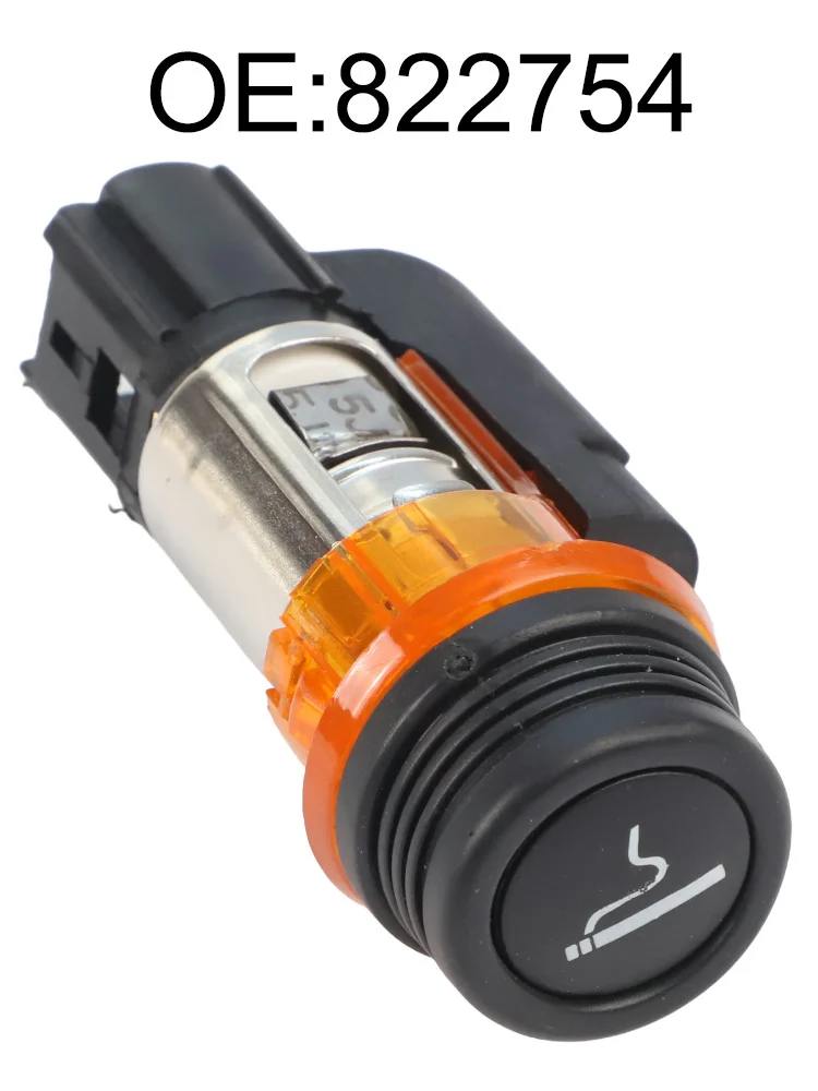 Car Electrical Repair Car Socket Black Orange Fit For C2 Fit For C3 Non-deformation Feature Abs Material Easy Installation