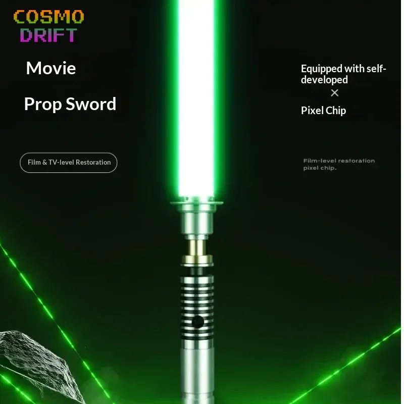 

Новый металлический световой меч «Пиксель» для косплея Люка Скайуокера, аутентичная кинореплика с чипом XENO для коллекционеров