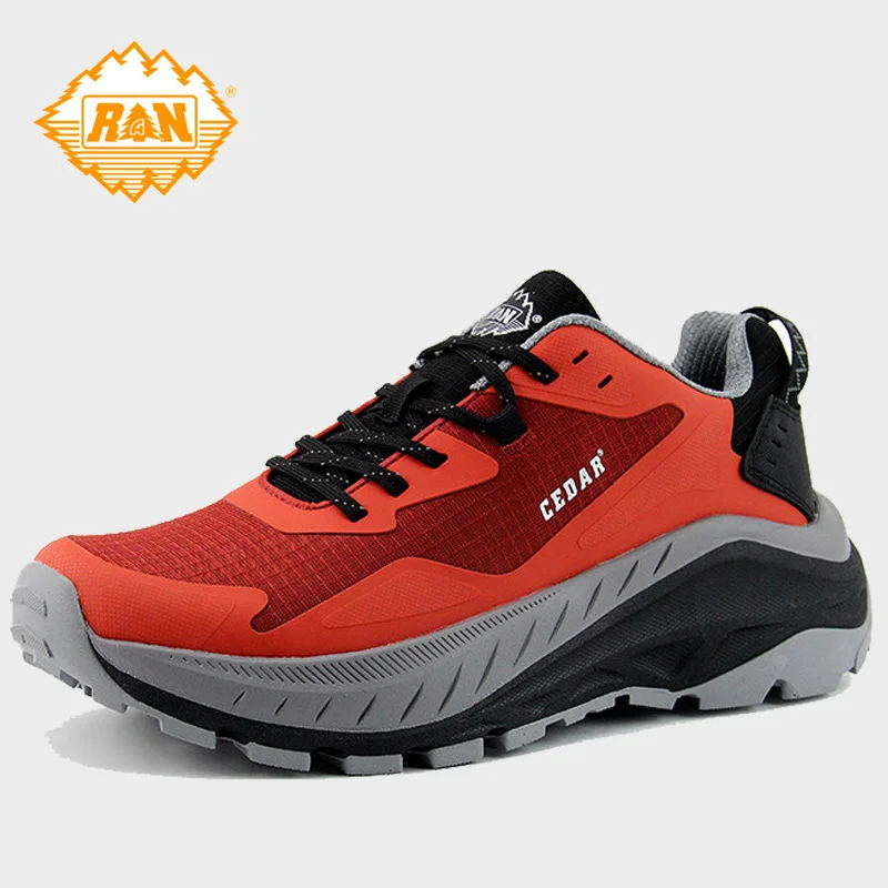 RAN hiking shoes men trekking sneakers non-slip Casual shoes ankle women outdoor sports cushioning lightweight Tactical boots