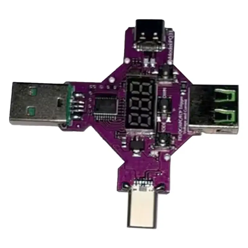 

Многофункциональный модуль-имитатор с протоколом PD3.0 для быстрой зарядки, вольтметром и поддержкой Qualcomm QC3.0