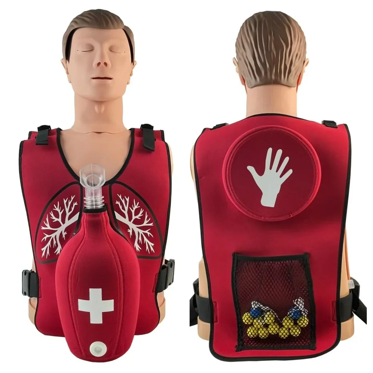 Тренажер Act Fast Anti Choking с пощелом спины Heimlich, тренировочная модель, обучающие инструменты для оказания первой помощи